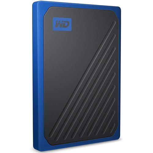 WD 1TB My Passport Go Portable SSD Drive - Black/Blue