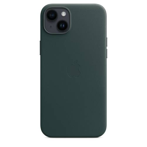 Apple Official iPhone 14 Plus  Leather Case with MagSafe - Forest Green
