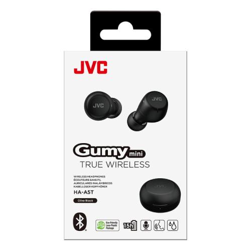 JVC True Wireless Bluetooth Earbuds with Charging Case Black