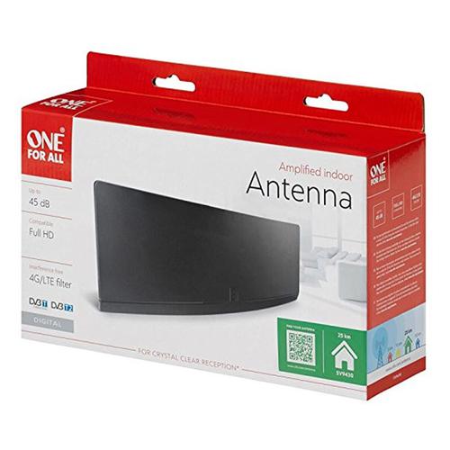 One For All Amplified Full HD Curved Antenna 45dB
