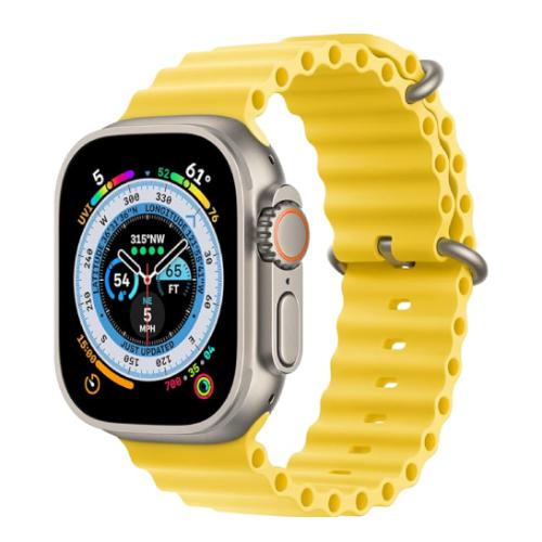 Apple Official Watch Sport Band 44mm / 45mm / 49mm - Yellow Ocean (Open Box)