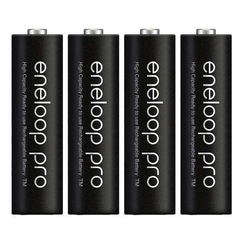 Panasonic Eneloop Quick Charger + 4 AA x 2500 mAh Rechargeable Batteries