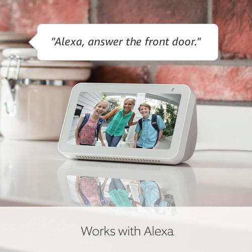 Ring Video Doorbell 1080p HD Advanced Motion Detection - Satin Nickel  (2nd Gen)