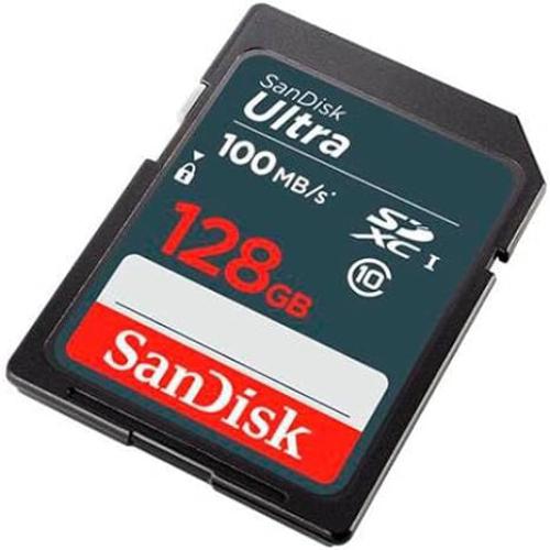 SanDisk 128GB Ultra Lite SD Card (SDXC) - 100MB/s