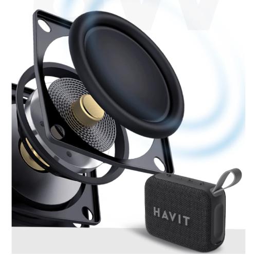 HAVIT SK874BT Portable Waterproof Wireless Speaker - Black