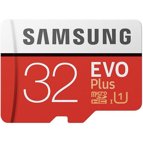 Samsung 32GB Evo Plus microSD Card (SDHC) UHS-I U1 + Adapter - 95MB/s