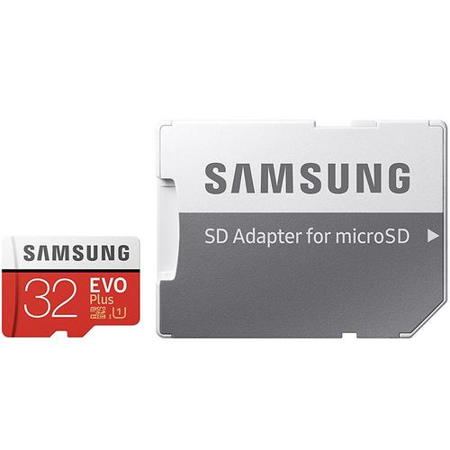 Samsung 32GB Evo Plus Micro SD Card (SDHC) UHS-I U3 + Adapter - 95MB/s