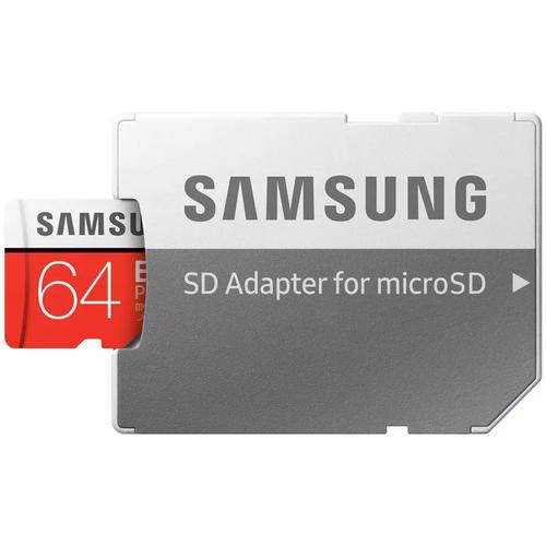Samsung 64GB Evo Plus Micro SD Card (SDXC) UHS-I U1 + Adapter - 100MB/s