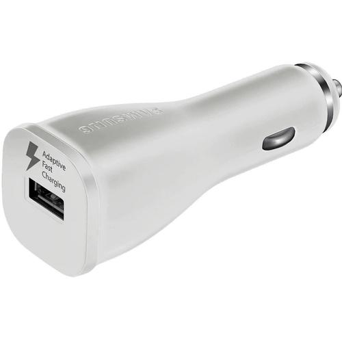 Samsung Galaxy 2A Fast Charge In-Car Charger + USB-C Data Charge Cable - White FFP