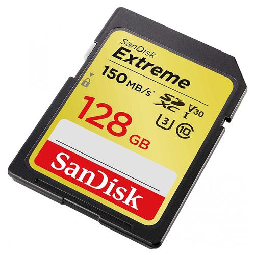 SanDisk 128GB Extreme V30 SD Card (SDXC) UHS-I U3  - 150MB/s