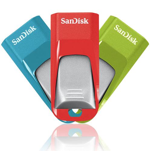 SanDisk 16GB Cruzer Edge USB Flash Drive - 3 Pack FFP
