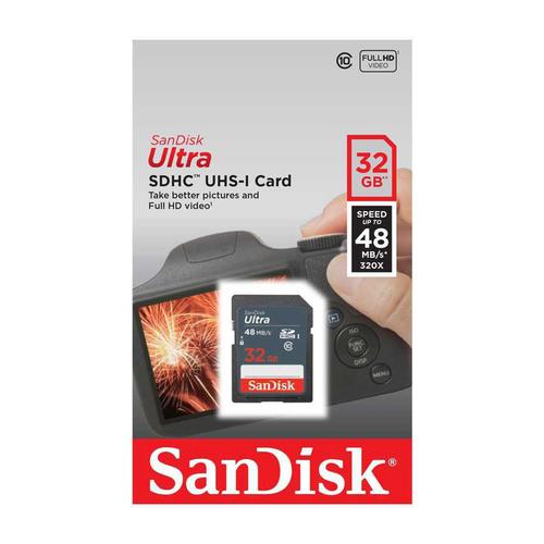 SanDisk 32GB Ultra SD Card (SDHC) - 48MB/s