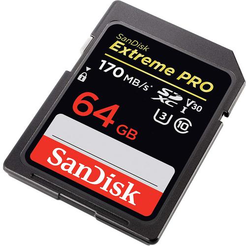 Sandisk 64gb Extreme Pro V30 Sd Card Sdxc Uhs I U3 170mb S 17 95 Free Delivery Mymemory