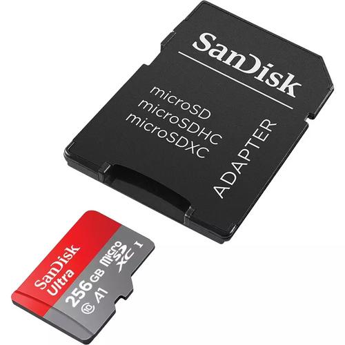 SanDisk 256GB Ultra Android Micro SD Card (SDXC) UHS-I U1 + Adapter - 120MB/s