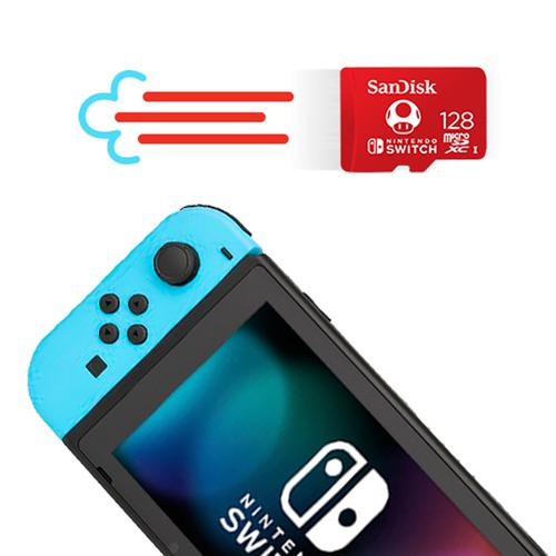 Carte Micro SD 128Go Sandisk - Licence Nintendo Switch officielle