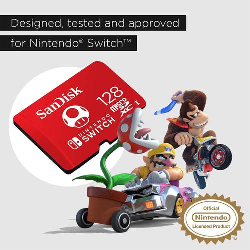 Sandisk 128gb Nintendo Switch Micro Sd Card Sdxc Uhs I U3 100mb S 26 99 Free Delivery Mymemory