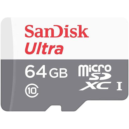 SanDisk 64GB Ultra Lite microSD Card (SDXC) UHS-I U1 A1- 100MB/s
