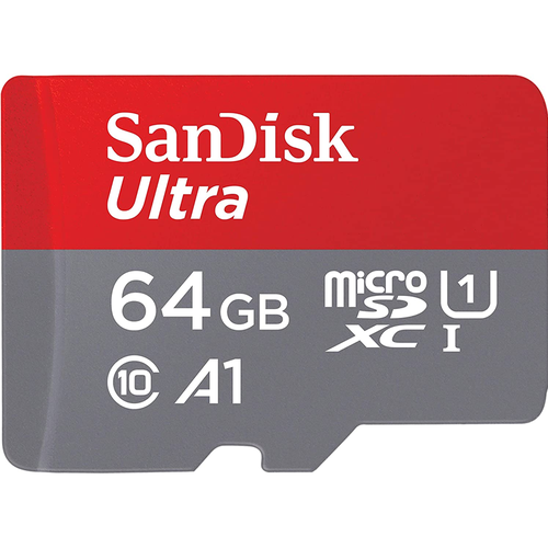 SanDisk 64GB Ultra Micro SD Card (SDXC) + SD Adapter (Tablet Version) - 120MB/s
