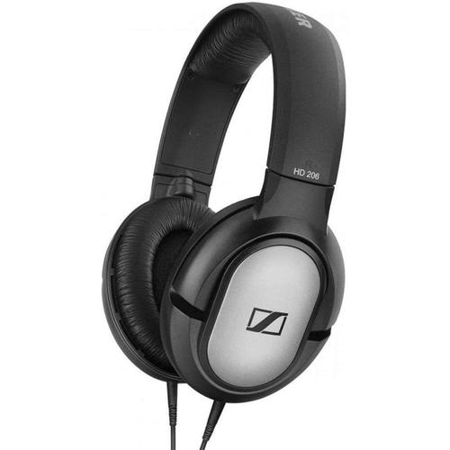 Sennheiser HD 206 Stereo Wired Headphones - Silver