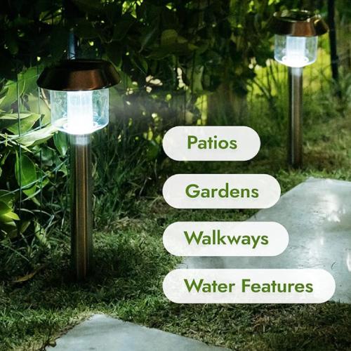 Signature Garden Premium Solar Lights - 6 Packs