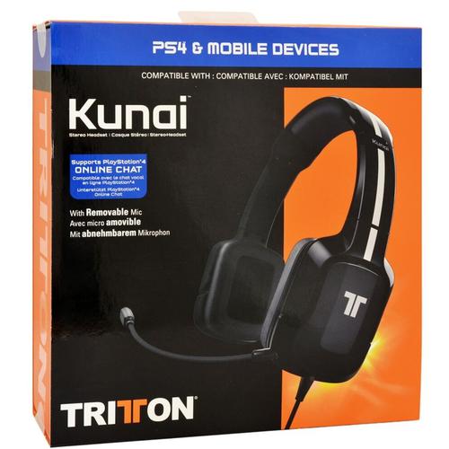 Tritton Kunai Stereo Headset for PS4/PS Vita - Black