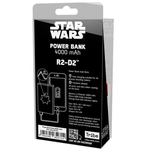 Tribe Star Wars 4000mAh Fast Charge Power Bank - R2D2