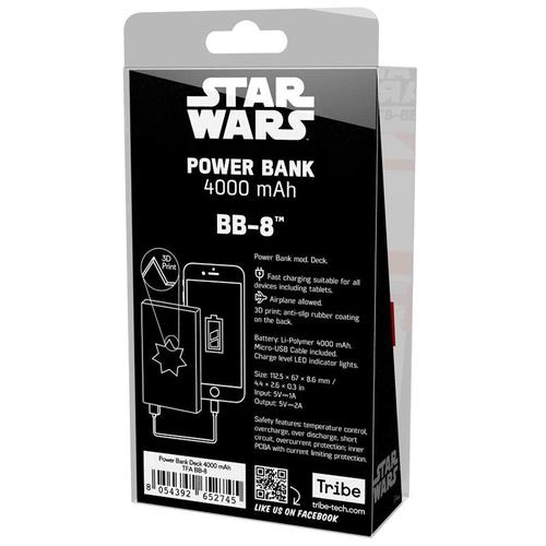 Tribe Star Wars 4000mAh Fast Charge Power Bank - BB8