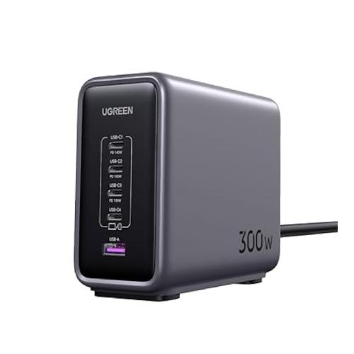UGREEN MacBook Pro 300W USB C Nexode 5-Port PD3.1 PPS Super Fast GaN Charger