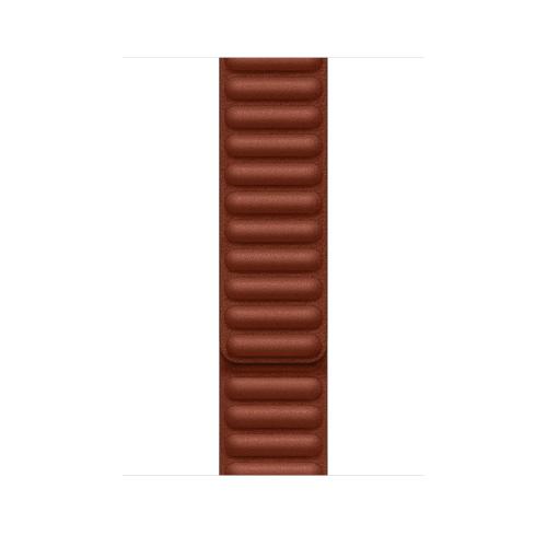Apple Official Watch Band 45mm Leather Band S/M - Umber