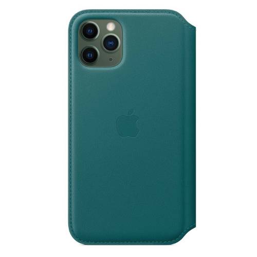 Apple Official iPhone 11 Pro Leather Folio Case - Peacock