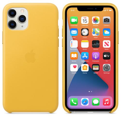 Apple Official Iphone 11 Pro Leather Case Juicy Lemon 12 98 Free Delivery Mymemory