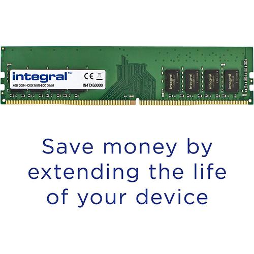 Integral 8GB (1x 8GB) 2400MHz DDR4 DIMM PC Memory Module