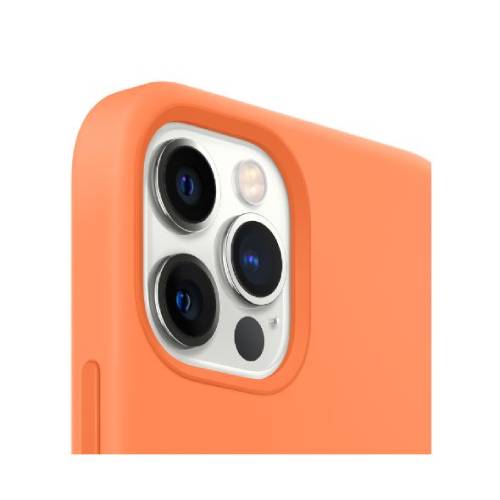 iPhone 12 Pro Max Silicone Case with MagSafe - Kumquat - Apple