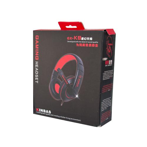 GX-K9 Gaming Headset Headphone Powerful Bass Earphone with Mic