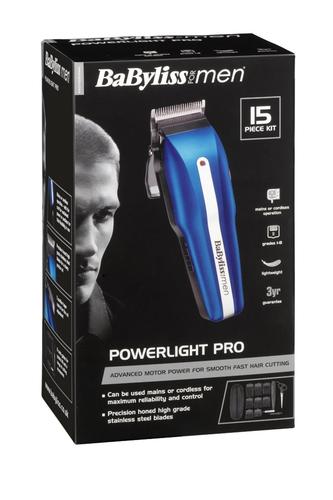 BaByliss for Men Powerlight PRO 15 Piece Clipper Set (7498CU)