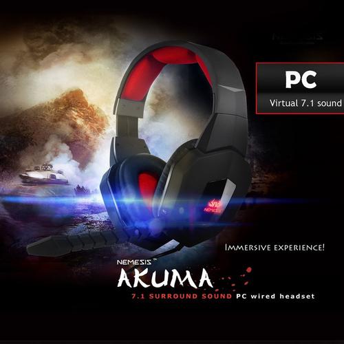 Sumvision Nemesis Akuma Wired PC 7.1 Gaming Headset