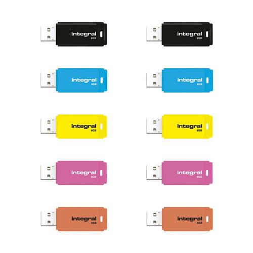 Clé USB Neon 2.0 Integral 128 Go Memory Flash Drive