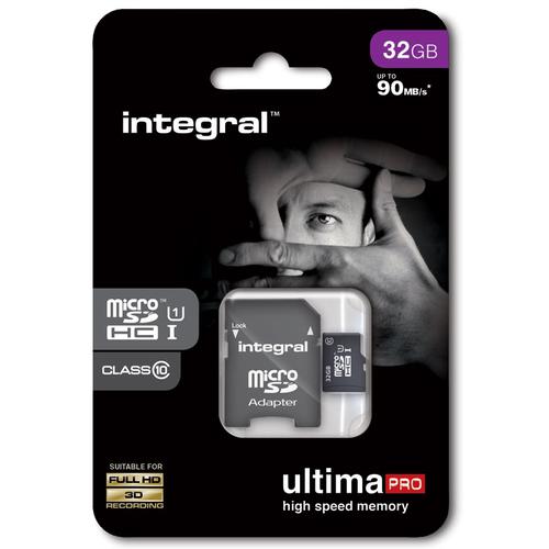 Integral 32GB Ultima PRO Micro SD Card (SDHC) - 90MB/s