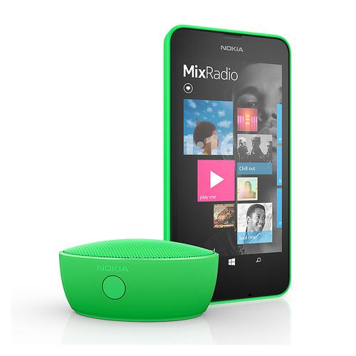 Nokia Rechargeable Wireless Bluetooth Mini Speaker with Microphone - Green (MD-12)