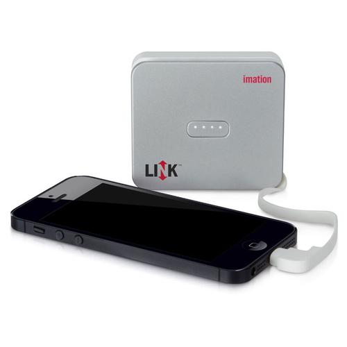 Imation iOS 32GB USB Data Storage + 3000mAh Portable iPhone Battery Charger