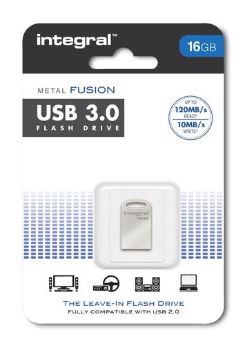 Integral Fusion 16GB USB 3.0 Flash Drive - 120MB/s