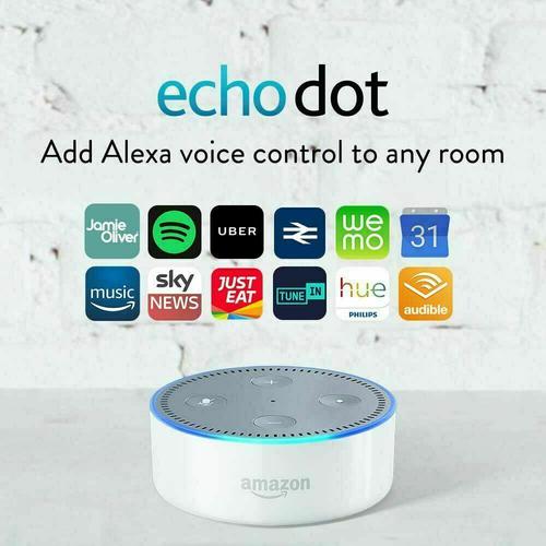 Amazon Echo Dot Smart Speaker With Alexa 2nd Generation - White Refurbished