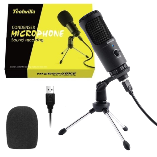 Techvilla USB Condenser Microphone for sound recording gaming Youtube 8.99 Free Delivery MyMemory