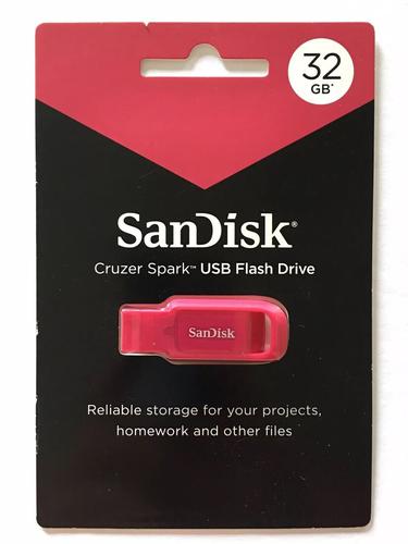 SanDisk 32GB USB 2.0 Cruzer Spark Flash Drive -  Pink