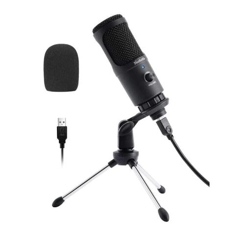 Techvilla USB Condenser Microphone for sound recording gaming