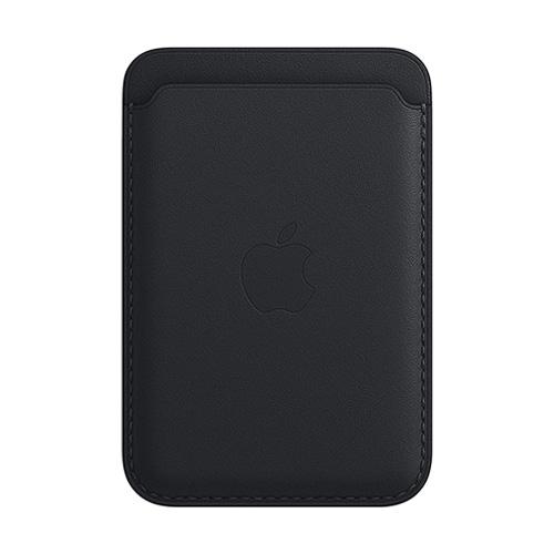Apple Official iPhone 12 Series Leather Wallet with MagSafe - Black (1st Gen)