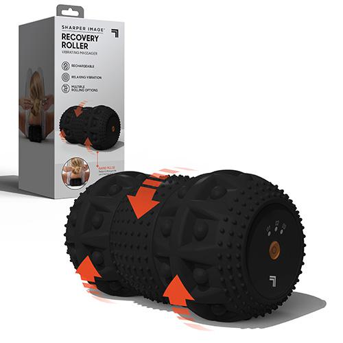 Athletic Works 3-Speed Vibrating Fitness Foam Roller, Rechargeable, Full  Body Recovery, Black 