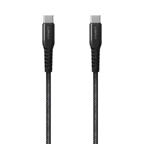 Cygnett EXOCONNECT USB-C to USB-C Cable 60W Iphone 15 2M - Black £8.98 -  Free Delivery