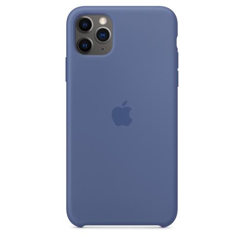 Apple Official Iphone 11 Pro Max Silicone Case Linen Blue 8 98 Free Delivery Mymemory