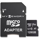 MyMemory 128GB V30 PRO microSD Card (SDXC) A1 UHS-1 U3 + Adapter - 100MB/s
